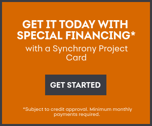Special financing with a Synchrony Project Card, subject to credit approval
